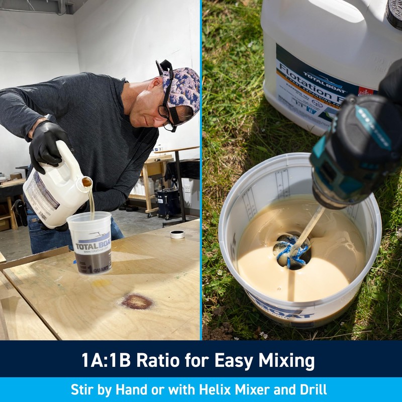 TotalBoat 6 Lb Density Expanding Foam Kit, 2 Part Closed