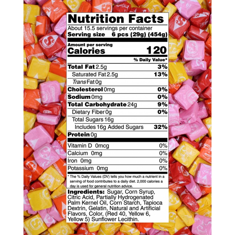 Star Burst Original Fruit Flavored Burst Candy Bulk- Chewy Individually