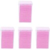Toallitas de Limpieza para Pegamento de Pestañas Rosa, 4 Cajas