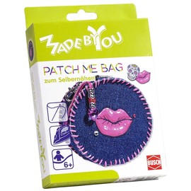 MADE BY YOU 13065" Patch Me Bag (Love) zum Selbernähen Kinder-Bastelset