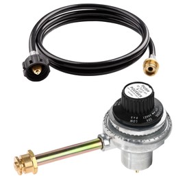 MOFLAME 29102349 Regulator Control Valve with Propane Hose Adapter 6FT Fits Convert Char-Broil Grill2Go X200 Portable TRU-Infrared Liquid Propane Gas Grill 1lb to 20 lb