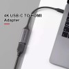 UPGROW USB-C to HDMI Female 4K Adaptor Cable for TV