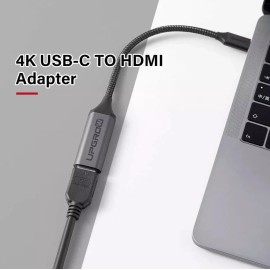 UPGROW USB-C to HDMI Female 4K Adaptor Cable for TV Android Mobile Phone Mac Windows