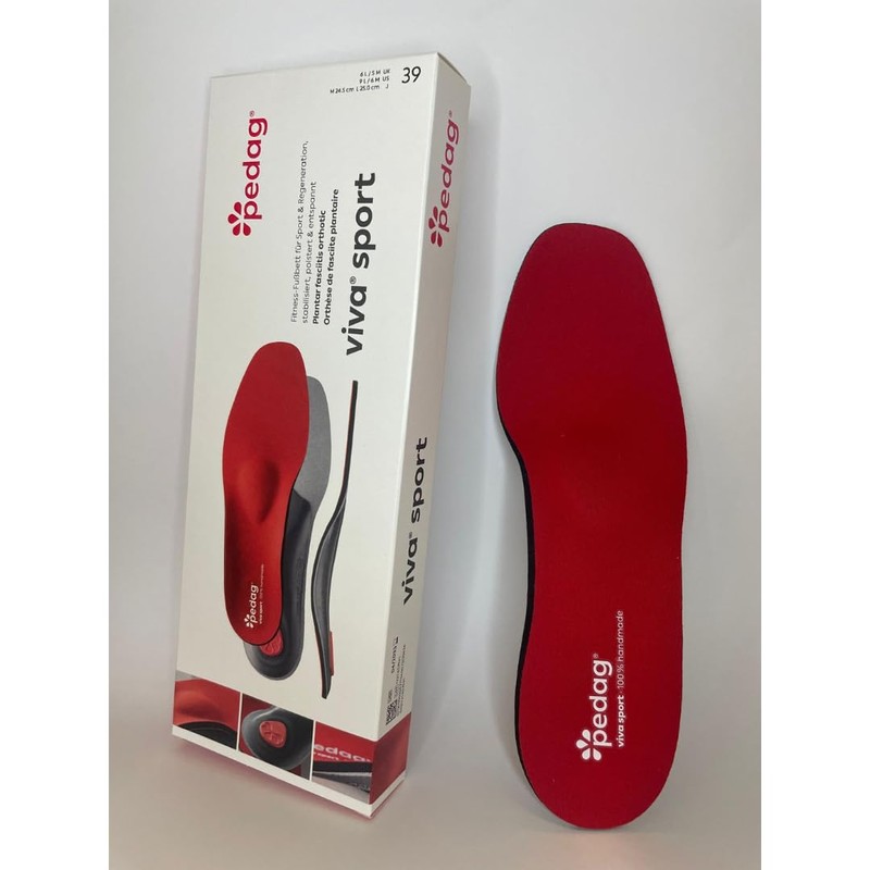 Pedag Unisex-Adult Viva Sport Insole 181 Red 40 EU