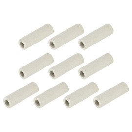 uxcell 10pcs 6mm Dia Ceramic Tube Insulated Electronic Wire Bundle Heat Insulation Protection Single Bore,9mm x 30mm