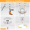 OUILA LED Ceiling Light Dimmable 24 W RGB Colour Changing