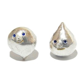 Palnart Poc Earrings, Picho, Water Drops, Cute Accessory, Funny, Unique, Fashionable, Funny, Individual, Novelty Jewelry, Present, Women's, Birthday, Palnartpoc, Brass Silver Stainless Steel