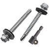 SKIR'CO (80 pcs) Zinc Plated Roofing Screws 5.5 x 50