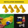 15 vasos automáticos para pájaros, botella de agua, alimentador de
