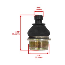 Kawasaki 4 Upper and Lower Ball Joints for Kawasaki Lakota Sport 300 KEF300-B 2001 - 2003