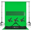 Yesker 8.5x10ft Green Screen Backdrop Kit with Stand Photography Greenscreen