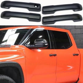 Torox For 2022-2025 Toyota Tundra 24 Tacoma 4 Door Handle COVERS w/2 SMKH MATTE BLACK