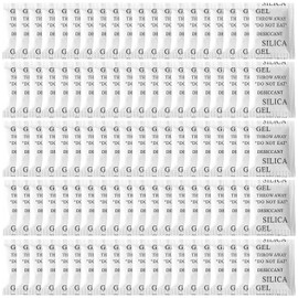 SmaringWing 100PCS 5 Gram Premium Silica Gel Packets, Desiccant Packs for Storage, Moisture Absorbers, Humidity Dry Bags, Rechargeable Transparent Silicone Dessicants Dehumidifier for Electronics, Shoes, Jewelry