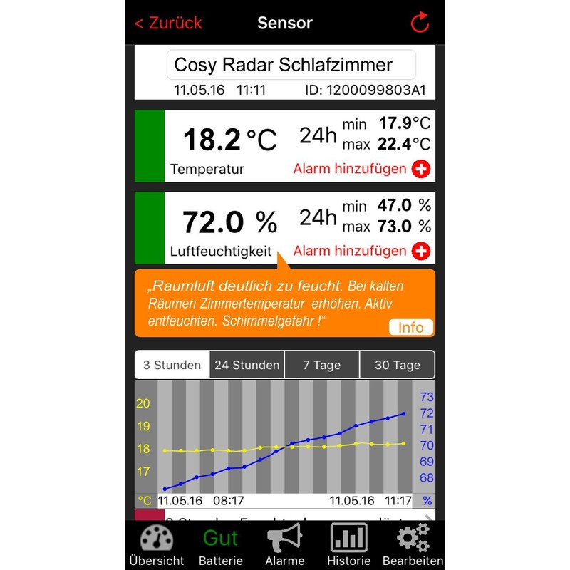 TFA Dostmann Cosy Radar Weatherhub 31.4008.02 Indoor Climate Monitoring Kit