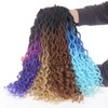 Xtrend Ombre Brown Crochet Braids 18 Inch Twist Hair Goddess