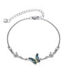 YAFEINI Butterfly/Turtle/Ladybird Anklet for Women Sterling Silver Daisy Anklet Bracelet