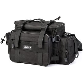 ANAMI Fishing Bag, Fishing Bag, Shoulder Bag, 2-Way, 600D, Oxford Cloth, Tackle Bag, Hip Bag, Can be Used on the Shoulder, Fishing Tackle Bag, Tool Bag, Outdoor, B type black 1 pcs, Japanese