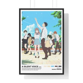 A Silent Voice Poster, Anime Posters, Anime Wall Decor, Retro Posters, Retro Anime Posters, Cool Anime Poster Y2305-41 - Size: 12 x 18 Inches