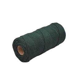 Abio Macrame Yarn Green 2 mm 200 m Cotton Yarn Macrame Cord Yarn for Macrame Cord Macrame Yarn Cotton Cord Cotton Cord Cotton Green 2 mm 200 m