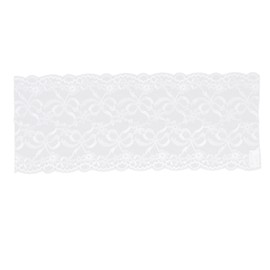 Lace Ribbon 19cm Wide 10 Yards Add Elegance Good Elasticity Safe Use Simple Operation Add Elegance Clothing AccessoriesWhite