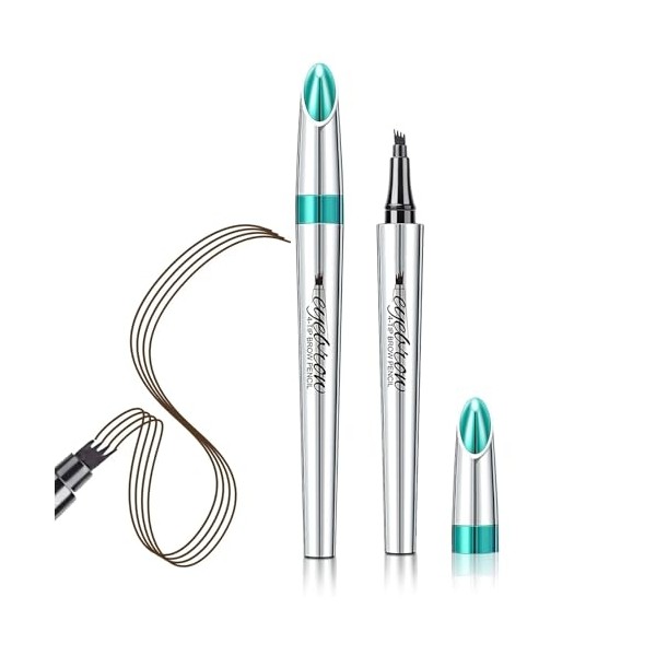 Eyebrow Pencil with 4 Point, Fast & Precise Brow Makeup