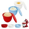 Upgraded Collapsible Silicone Bowl Liners for 5 Qt KitchenAid Tilt-Head