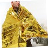 KICHOUSE Camping Blankets Survival Gear Set Reflective Aluminum Foil for