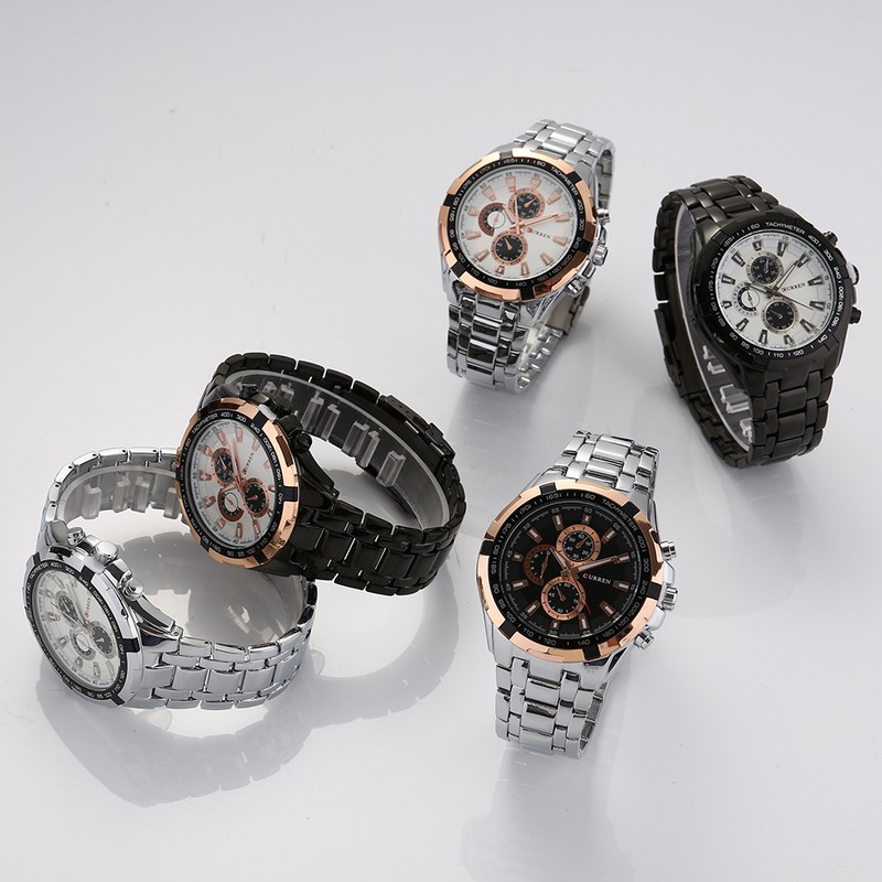 Men Watch Quartz Alloy Business Casual Wrist Watch