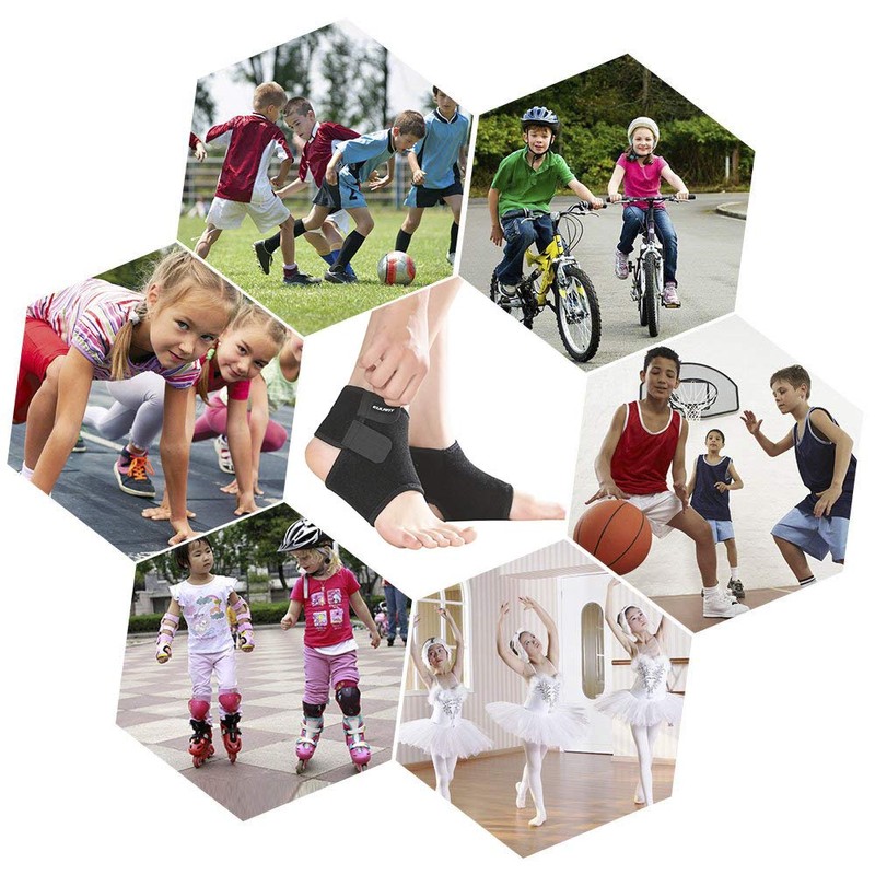 EULANT Kids Ankle Support, Elastic Compression Ankle Strap for Boys