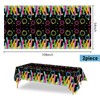 Wensdr 8 Packs Fluorescen Bar Birthday Party Tablecloths 130 x