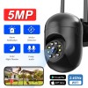 SANSCO 3PCS 5MP PTZ Wireless WIFI CCTV Security IP Camera