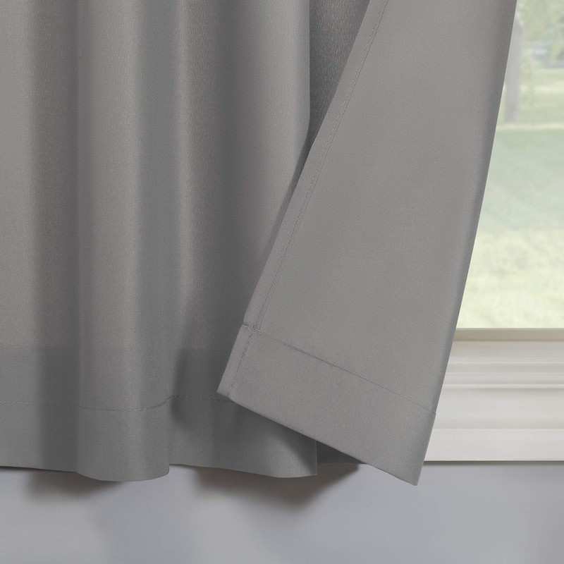 No. 918 Martine Microfiber Semi-Sheer Rod Pocket Kitchen Curtain Valance