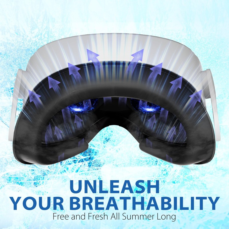 DESTEK Cooling Face Pad Compatible with Oculus Quest 2, Soft