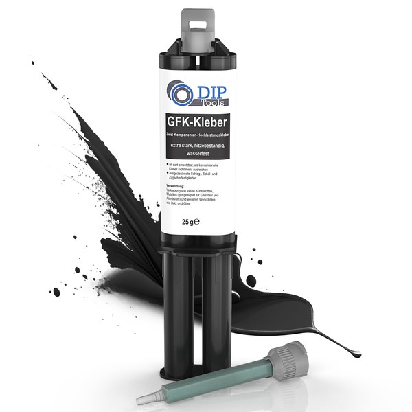 DIP Tools DIP-Tools GFK-Kleber - extra stark, hitzebest?ndig, wasserfest |