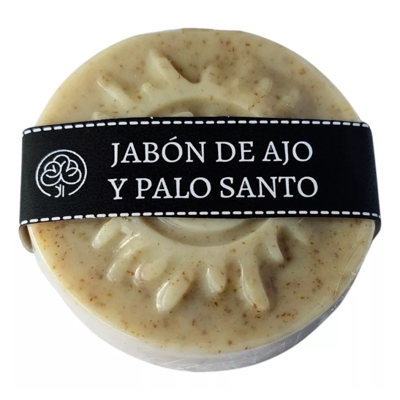 Tierra de Vida Jabón De Ajo Y Palo Santo Limpieza