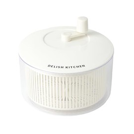 DELISH KITCHEN Pearl Metal Spinner, Salad Spinner, Vegetable Drainer CC-1849