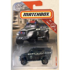 Matchbox MBX S.W.A.T. Gray 59/100 MBX Rescue 4/20 Toy Truck Vehicle Armored Die Cast 1:64 Scale