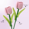 LYNGVA SAIRO Pink Tulip Flower Bouquet Building Block Set