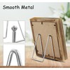 Roczential 4 Pack 6'' Display Photo Stand, Decorative plate display