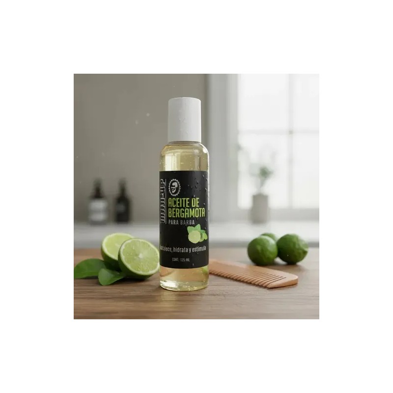 Aceite De Bergamota 125 Ml Crece Barba Y Bigote