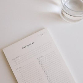 Daily Notepad | Today is Your Day Notepad, Daily Planner Notepad undated