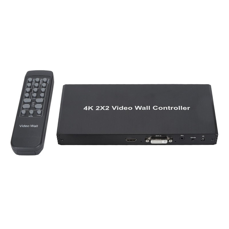 2x2 Video Wall Controller 4K 30Hz VGA Input HD Multimedia