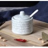 Ceramic Mini Sugar Bowl Seasoning Pot Salt Pepper Storage Jar