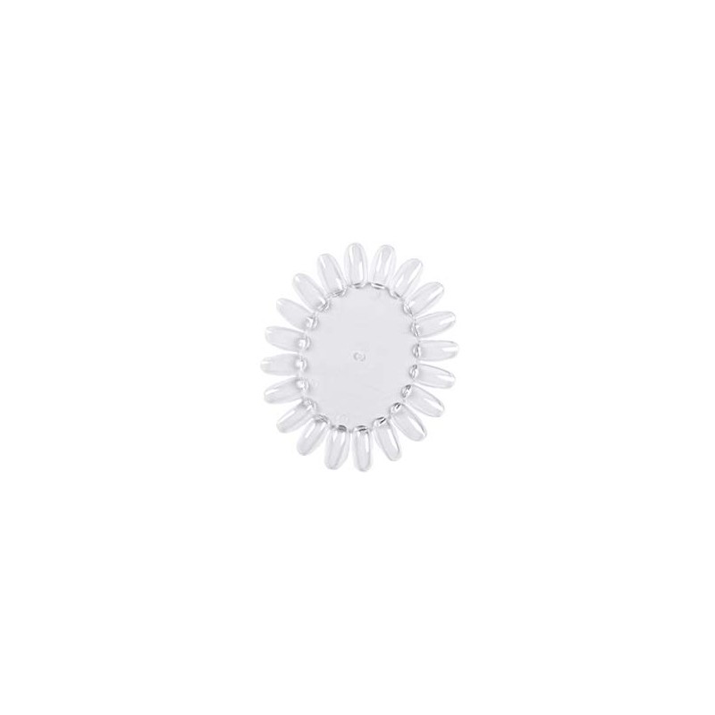 Set of 10 Nail Color Chart (Oval, Clear)