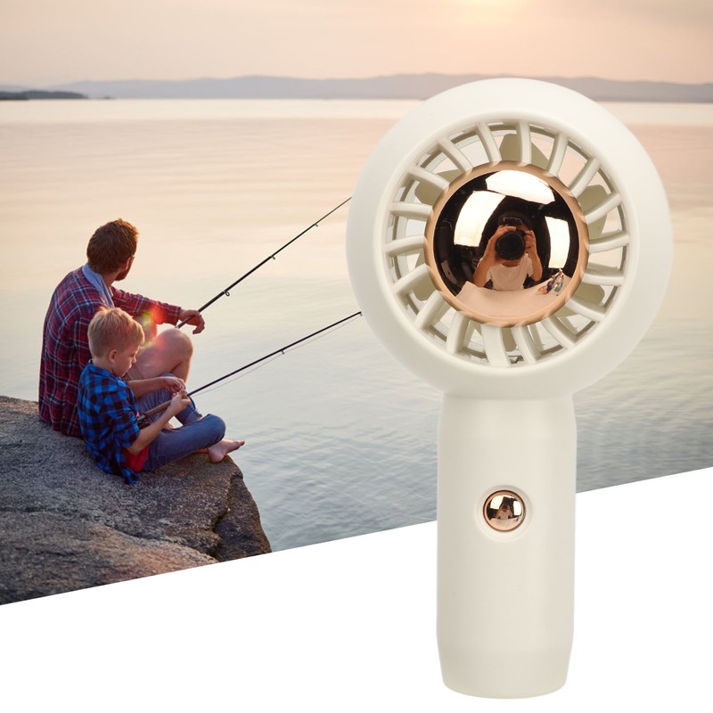 Handheld Mini Fan Quiet USB Charging 3 Speeds Small Portable