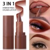HANJILIAN 3-in-1 Multi-Use Lipstick Lip Liner & Eyeshadow | Matte