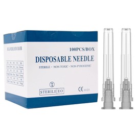 27 Gauge 1 Inch Needle,100 PCS Luer Lock Industrial Dispensing Accessories Needles,Individually Wrapped