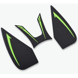 BYEMTTY 3D Traction Pad Tank Kit for Kawasaki Versis X 250 (2019-2025) Tourer Tank Pad (Green)