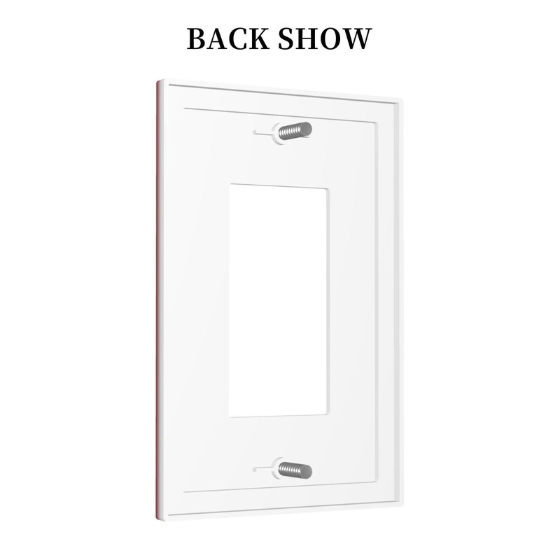 Wmhusu Outlet Covers Burgundy Red 1 Gang Wall Plate Single