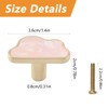 MOROBOR Decorative Pink Cloud Kitchen Cabinet Knobs, 6 Pack Creative